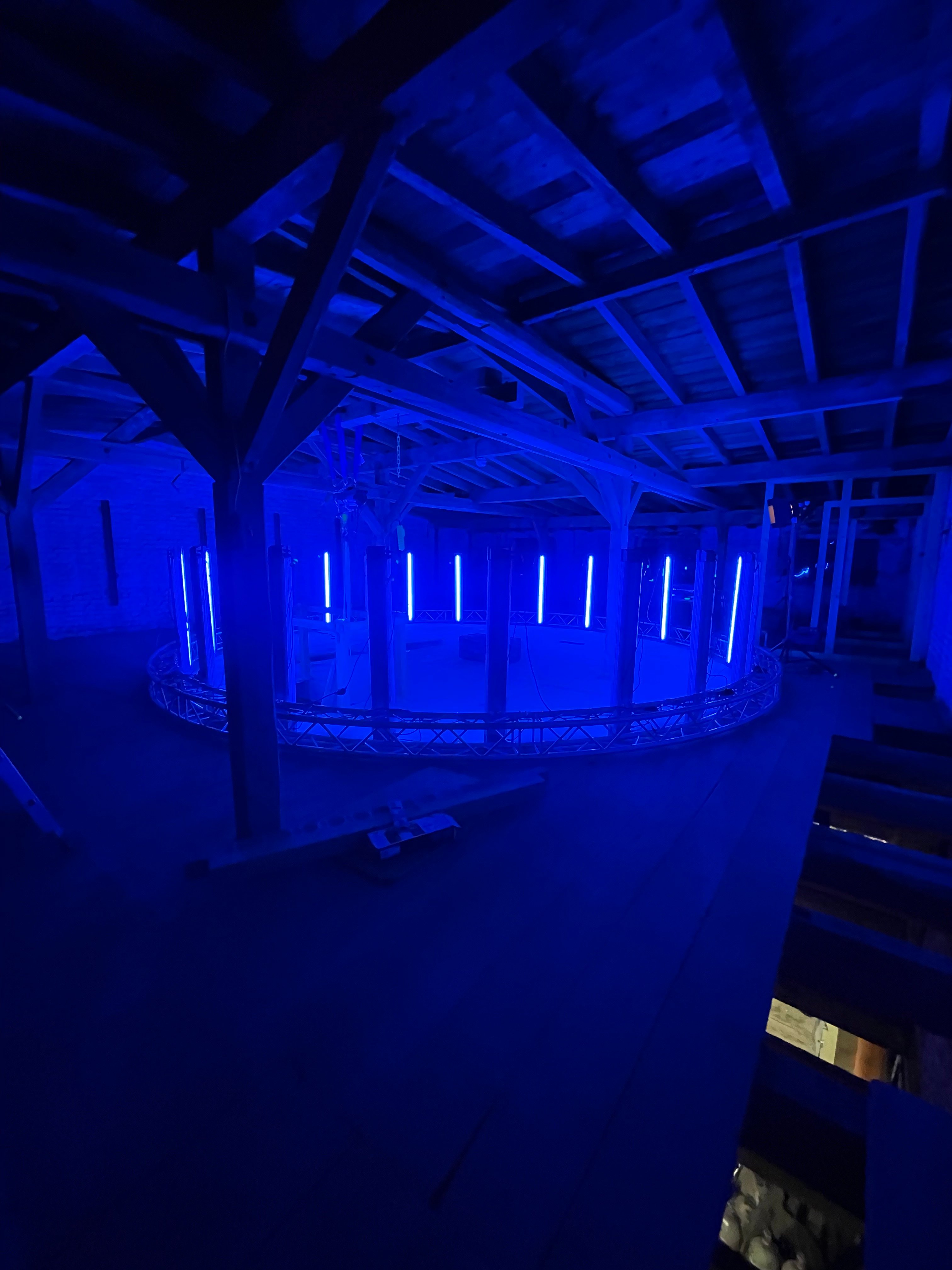 Blue light installation for the fictional NOVA example profile